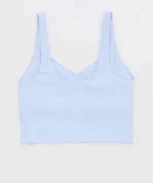 offline aerie real me low key longline sports bra thumbnail 6