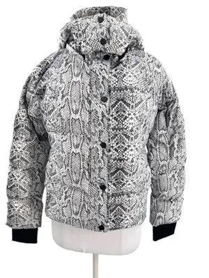 Varley‎ Highland Puffer Jacket snakeskin sz XS thumbnail 6