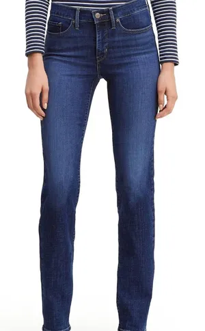 Levi’s 314 Shaping Straight Jeans - Dark Blue thumbnail 1