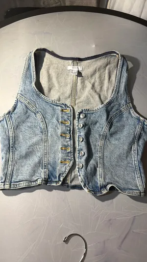 Forever 21 Sleeveless Jean Vest thumbnail 2