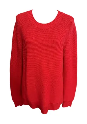 J.Crew Mercantile Red Sweater Medium thumbnail 1