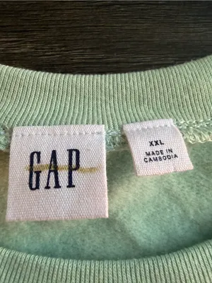 GAP Women’s Light Mint Logo crew neck sweat shirt thumbnail 2