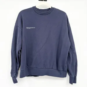 PANGAIA Womens 365 Midweight Organic Cotton Navy Blue Oversized Sweatshirt M thumbnail 2