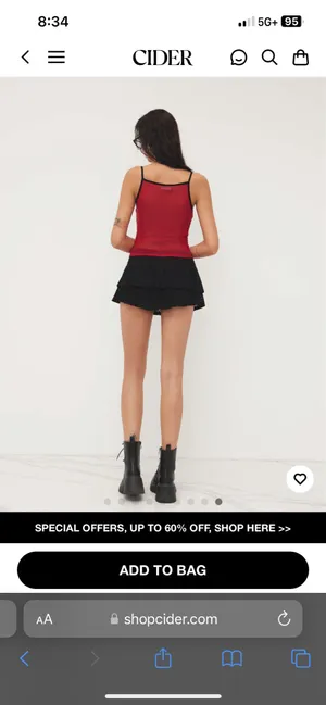NWT Cider Mesh Square Neck Leopard Tank thumbnail 9