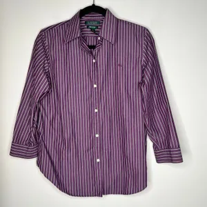 Lauren Ralph Lauren Stripe Button Down Size Medium thumbnail 2
