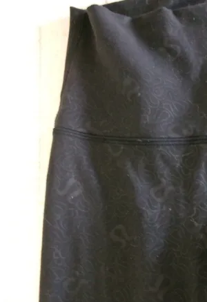 Lululemon Align High-Rise 25” Leggings - Embossed Monogram Logo Black thumbnail 2