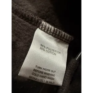White Fox Vol.3 Espresso Brown Fleece Jogger Sweatpants‎ Womens XS Puff Print thumbnail 6