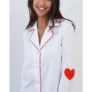TOSS Designs Red Heart Nightshirt Women's Sz. S/M thumbnail 2
