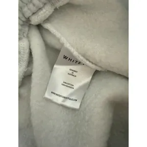 White Fox With Love For You Wide Leg Sweatpants Grey Marle Size Medium thumbnail 6