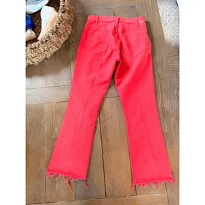 Mother Superior The Hustler Ankle Fray Jeans Womens Mars Red Size 28 1117-544 thumbnail 2
