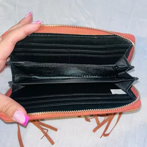 Brown Boho Fringe Wallet - Western Style Clutch Style thumbnail 5
