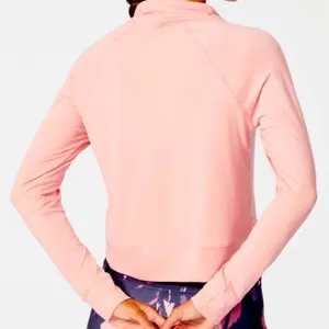 Marika Sport Women’s Pink Cowl Neck Pullover Yoga Long‎ Sleeve Top Size Large NWT thumbnail 2