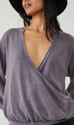 Free People Anyway Top Purple thumbnail 1