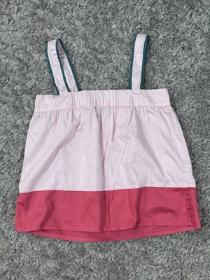 Lake Pajamas Color Block Tank Loungewear Set Guava Medium thumbnail 3