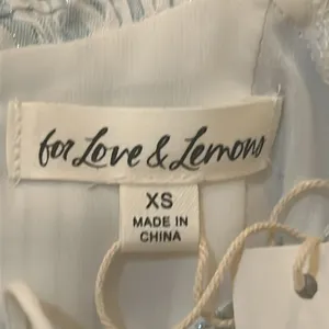 For Love & Lemons Leslie Crop Top Size XS thumbnail 5
