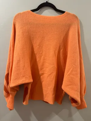Amazon Orange Abstract Sweater thumbnail 3
