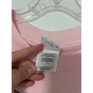 Hanes Beefy-T Cat-I-Kisms Seattle Graphic T Shirt Pink Women Large Cotton thumbnail 4