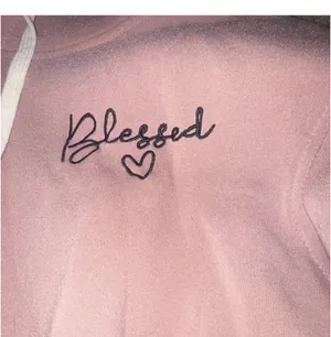 BKC Lounge Hoodie Blessed Pink Size XL thumbnail 2