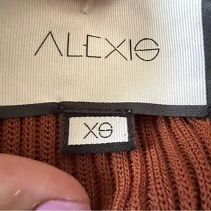 Alexis Bess Dress in Rust Color size XS CL thumbnail 6