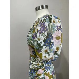 ASTR The Label‎ Santorini One Shoulder Floral Midi Dress Cottagecore S thumbnail 7