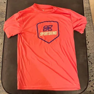 Sigma Fit Coral Sports Skind Workout Top Shirt thumbnail 1