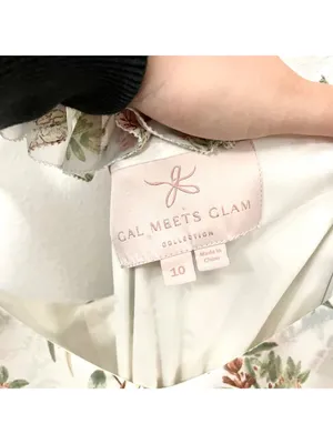 Gal Meets Glam Isabella Floral Full Length Maxi Dress Size 10 thumbnail 4