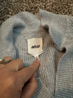 Aerie Cozy Up Waffle Sweater thumbnail 2
