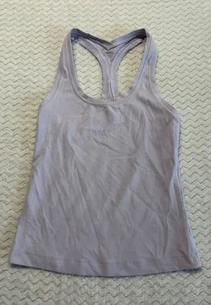 Lululemon Lilac Purple Racerback Athletic Tank Top Scoop Neck Sleeveless thumbnail 1