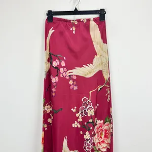 Bryn Walker 100% Silk Slip Skirt Maxi Printed Floral Bias A Line Pull On XXS NWT thumbnail 7