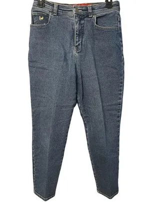 GLORIA VANDERBILT Womens Petite 8 Short High Rise Tapered Mom Jeans Vintage thumbnail 1