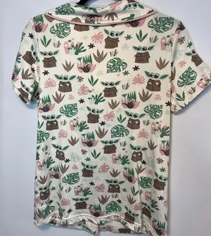 Munki Munki Slumber Grogu Baby Yoda PJ top Sz S thumbnail 8