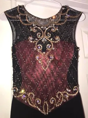 Macy's Black formal/prom dress thumbnail 7