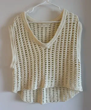 By Together Cream Knit Sleeveless Top thumbnail 1