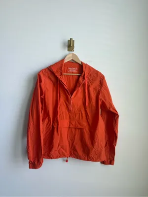 Outdoor Voices Water Resistant Hooded Quarter Zip Pullover Orange Size M thumbnail 7