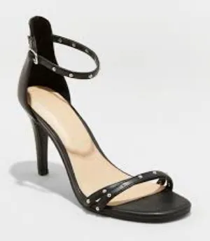 A New Day‎ Studded Square Toe High Heel Strappy 8 A9 thumbnail 1