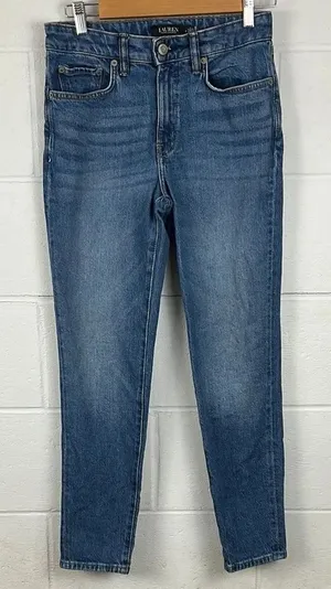 Lauren Ralph Lauren black label women’s skinny denim jean medium wash size 2 thumbnail 1