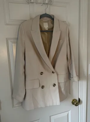 H&M Khaki Blazer thumbnail 1