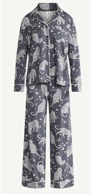 Walmart Joyspun Women's Dreamy Soft Collection Long Sleeve Top and Pants Pajama Set thumbnail 1
