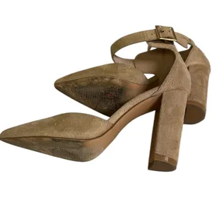 Ninetin Gel Ankle Strap Buckle 4 inch Block Heel Pointed Closed Toe Shoes Size 7 thumbnail 6