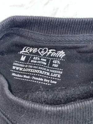 Faith Crewneck Black Size M thumbnail 6