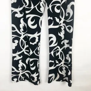 Flirt Pink Women's High Rise Floral Pants Juniors XL thumbnail 9