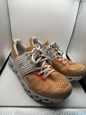 On Running Cloudswift Athletic Running Shoes Copper/Frost Orange Sneaker W10 thumbnail 4