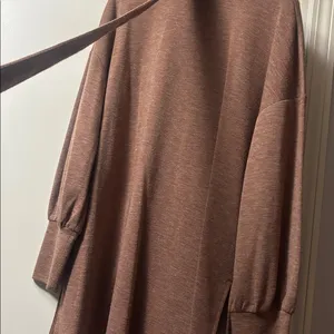 Ann Taylor Turtleneck Belted Tunic Top J thumbnail 4
