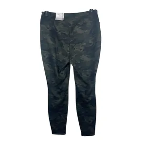 Nine West Army Green Camouflage Pull On Elastic Waist Ponte Pants L NWT thumbnail 2