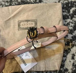 Gucci GG Mousse Top Patent Leather Belt size 85 thumbnail 2
