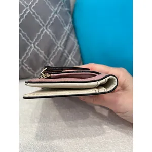 Kate Spade Mikas Pond Stacy Crosshatch Leather bifold wallet‎ pink thumbnail 10