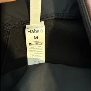 HALARA Women's Wide Leg Brown faux Leather Pants thumbnail 5