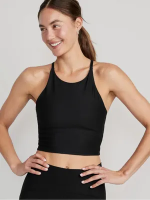 Old Navy Light Support PowerSoft Longline Sports Bra M thumbnail 1