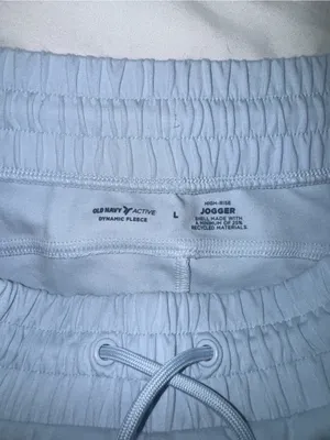 Old Navy Light Blue Women’s Jogger Sweatpants - Casual Drawstring Pants thumbnail 3