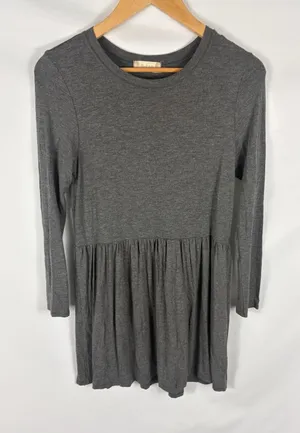 Altard State Long Sleeve Grey Dress Size Small thumbnail 1